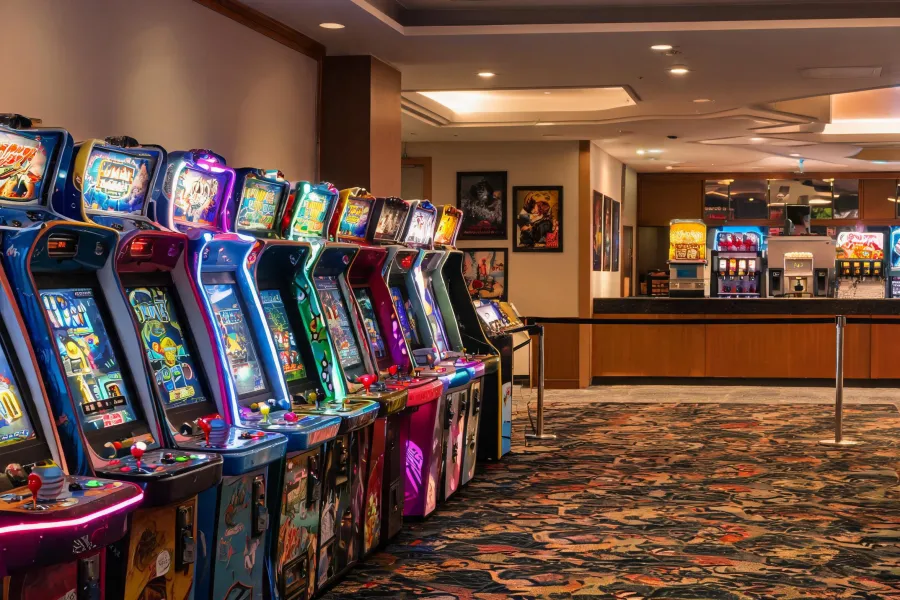 Cinema arcade zone service